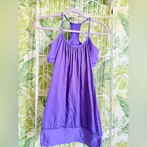 Lululemon Purple Racerback Tank w/ Built-in Bralette